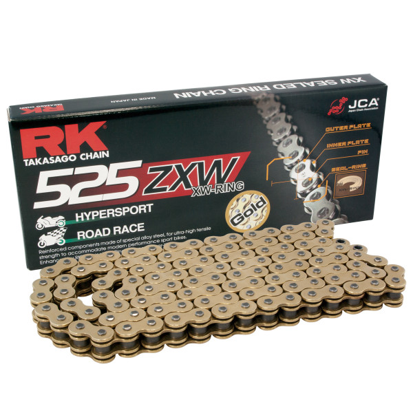 RK RK GB525ZXW X 112 CHAIN GOLD [XW]